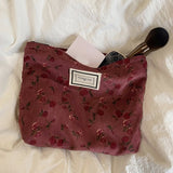 Travel Bag Women Cosmetic Organizer Bag | Corduroy Cosmetics Organizer
