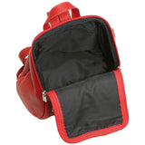 LeDonne Leather U-Zip Mini Backpack