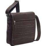 David King Deluxe Large Leather Messenger
