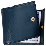 Royce Leather Executive Zippered Travel Document Passport Case Credit Card Wallet 