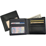 Royce Leather Men's Double ID Hipster Wallet - Luggage Factory
