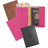  Royce Leather RFID Blocking Passport Travel Document Organizer 