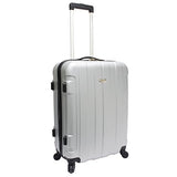 Travelers Choice Rome 25" Luggage, Silver