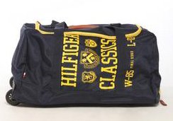 Tommy Hilfiger Varsity Duffel Travel Bag on Wheels