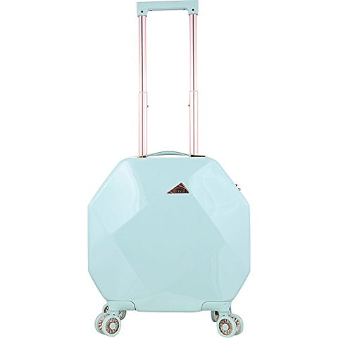 Kensie Luggage Gemstone 20" Dual Spinner Carry-On with TSA Lock (Mint)