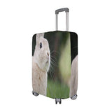 Suitcase Cover Bunny Rabbit Luggage Cover Travel Case Bag Protector for Kid Girls
