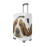 Suitcase Cover Suitcase Basset Hound Luggage Cover Travel Case Bag Protector for Kid Girls