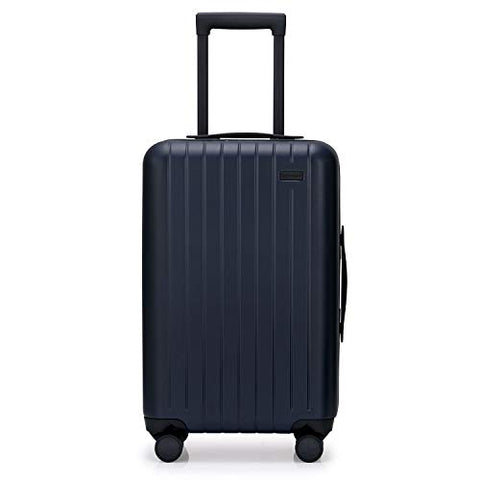 GoPenguin Luggage, Carry On Luggage with Spinner Wheels, Hardshell Suitcase for Travel with Built in TSA Lock Navy Blue