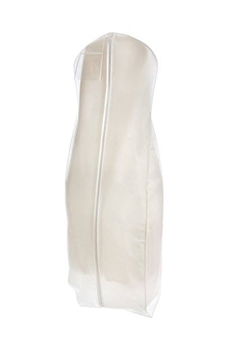 Bags For Less White Wedding Gown Travel & Storage Garment Bag Soft, Breathable, Durable, Rip &