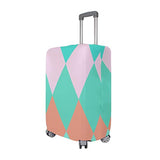 Suitcase Cover Block Colorful Luggage Cover Travel Case Bag Protector for Kid Girls