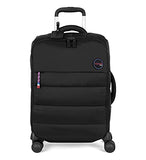 Lipault - Snowflake Carry-On Cabin Size Suitcase Spinner Luggage for Women - Black