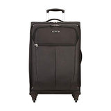 Skyway Luggage Mirage Superlight 24-Inch 4 Wheel Expandable Upright, Black, One Size