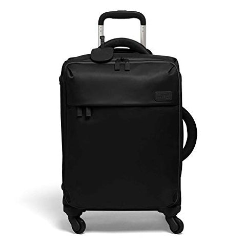 Lipault - Original Plume Spinner 55/20 Luggage - Carry-On Rolling Bag for Women - Black