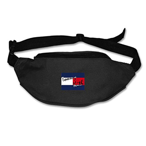 Fitch Forster Unisex Tommy Kith Fanny Pack Waist/Bum Bag Adjustable Belt Bags Running Cycling Fishing Sport Waist Bags Black