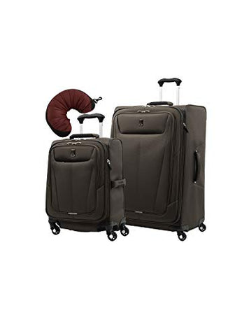 Travelpro Maxlite 5 | 3-PC Set | Int'l Carry-On & 29" Exp. Spinners with Travel Pillow (Mocha)