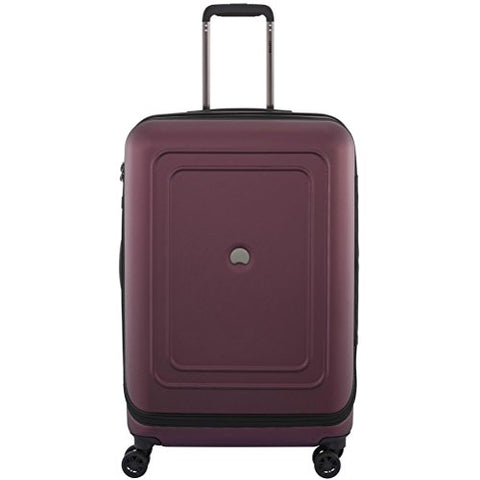 Delsey Luggage Cruise Lite Hardside 25" Exp. Spinner Trolley, Black Cherry