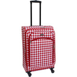 American Flyer Houndstooth 5pc Spinner Luggage Set
