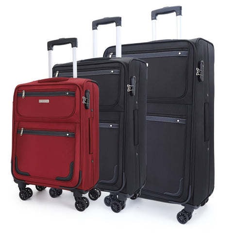 3pcs Fashion Simple And Lightweight Travel Case, Universal Wheel Trolley Box