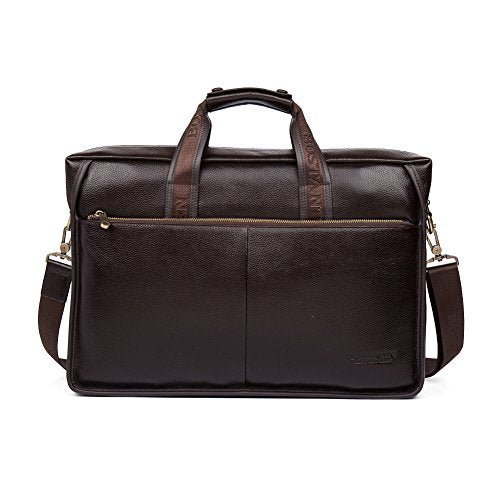 Shop Bostanten Leather Lawyers Briefcase Lapt Luggage Factory