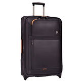 Traveler’S Choice  Birmingham Lightweight Expandable Rugged Rollaboard Rolling Luggage - Black