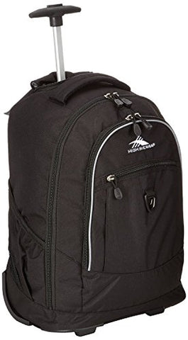 High Sierra Chaser Wheeled Book Bag (20 X 13.5 X 8-Inch, Black/Black)