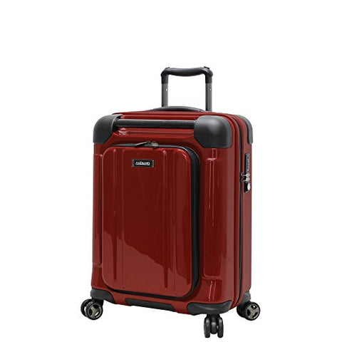 Andiamo Pantera 20" Hardside Carry-On Luggage With Spinner Wheels (20In, Lava Red)