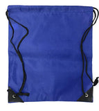 Bulk 20 Pack of Drawstring Backpacks - Sports Bag Cinch Sack (Blue)