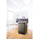 Hartmann Century Carry On Expandable Spinner Carry-On Luggage, Bronze Monogram/Espresso
