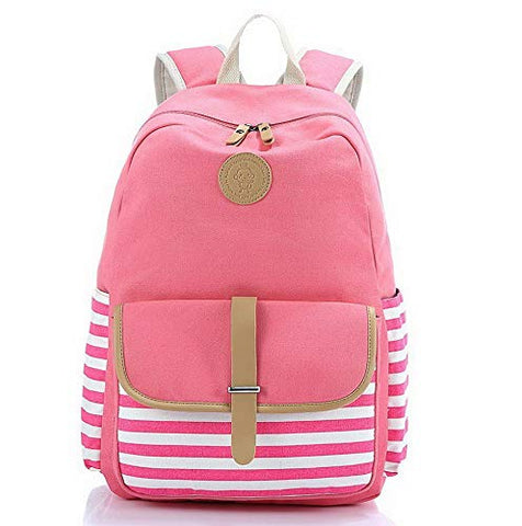 Mikash Lightweight Canvas Backpack Fashion School Bag Outdoor Travel Laptop Bag | Model TRVLWLLT