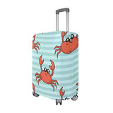 Suitcase Cover Suitcase Cute Crabs Luggage Cover Travel Case Bag Protector for Kid Girls Luggage