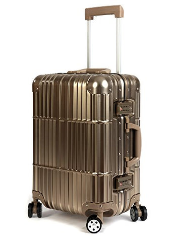 Cloud 9 - All Aluminum Luxury Hard Case 3 Sizes to Choose From (20",24",28") Durable with 360 Degree 4 Wheel Spinner TSA Approved