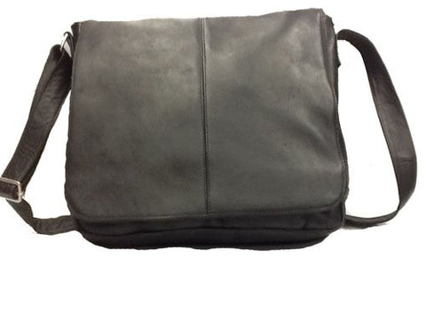 David King & Co. Laptop Messenger Bag Plus, Black, One Size