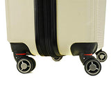 Mia Toro Italy Lumina Hardside 24'' Spinner Luggage, Black