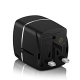 Bonazza Universal International Travel Adapter Kit With 4Amps 4 Usb Ports - Uk, Us, Au, Europe