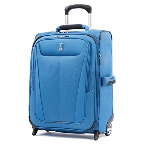 Travelpro Maxlite 5 Carry-On International Expandable Rollaboard Suitcase Carry-On Luggage, Azure