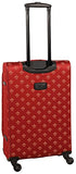 American Flyer Fleur De Lis 5-Piece Spinner Luggage Set, Red, One Size