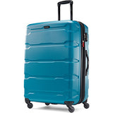 Samsonite 68310-2479 Omni Hardside Luggage 28 Inch Spinner - Caribbean Blue Bundle with Manual Luggage Scale