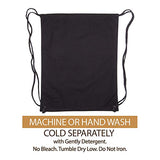Army Force Gear United States Marine Corps Eco-Friendly Reusable Draw String Bag Black & White