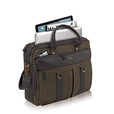 Solo Mercer 15.6 Inch Laptop Briefcase, Brown