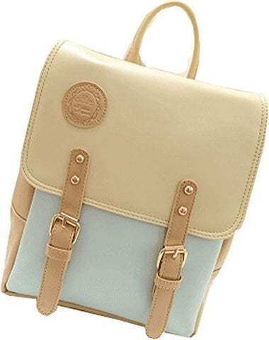 Big Mango Fashion Outdoor Bag SchoolBag Laptop Backpack Soft Satchel Handbag for Female (Blue)