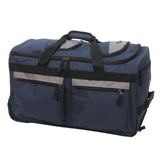 Olympia Luggage 29" 8 Pocket Rolling Duffel Bag, Navy, One Size