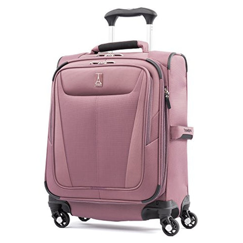 Travelpro Luggage Maxlite 5 20" Lightweight Carry-On Intl Expandable Spinner Suitcase, Dusty Rose