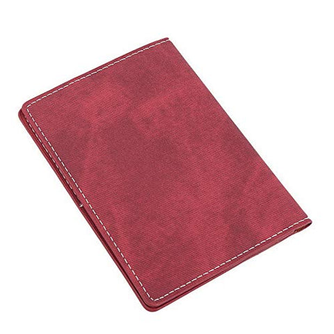 Mikash Portable Travel Men Women Denim Passport Holder Card Wallet Credit Card Clip S | Model