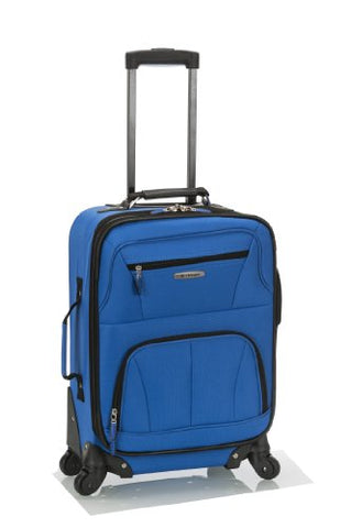 Rockland Luggage 19 Inch Expandable Spinner Carry On, Blue, One Size