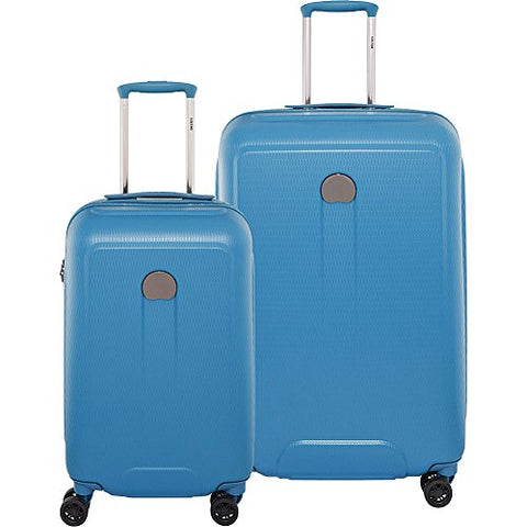 Delsey Luggage Embleme Carry On And 25" Spin Lug, Blue