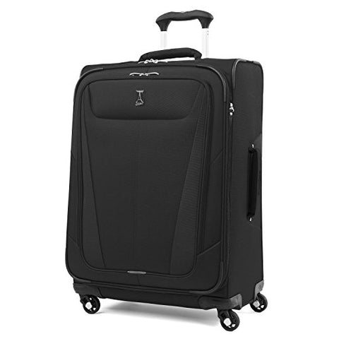 Travelpro Maxlite 5 25" Expandable Spinner Suitcase, Black