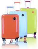 Vue Colorwave Collection Hardside Spinner Luggage - 3 PC Set