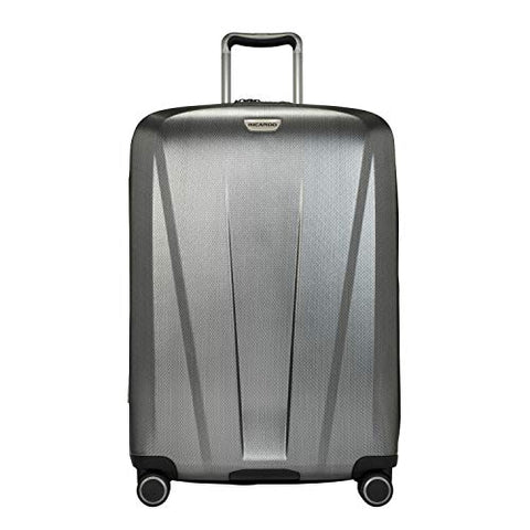 Ricardo Beverly Hills San Clemente 2.0 26-Inch Checked Suitcase (Moon Silver)