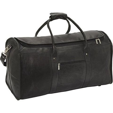 David King Leather Extra Large Duffel Bag In Black
