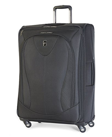 Atlantic Luggage Ultra Lite 3 29 Inch Expandable Spinner, Black, One Size